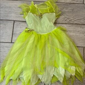 Green Tinkerbell Fairy Costume Dress 5/7